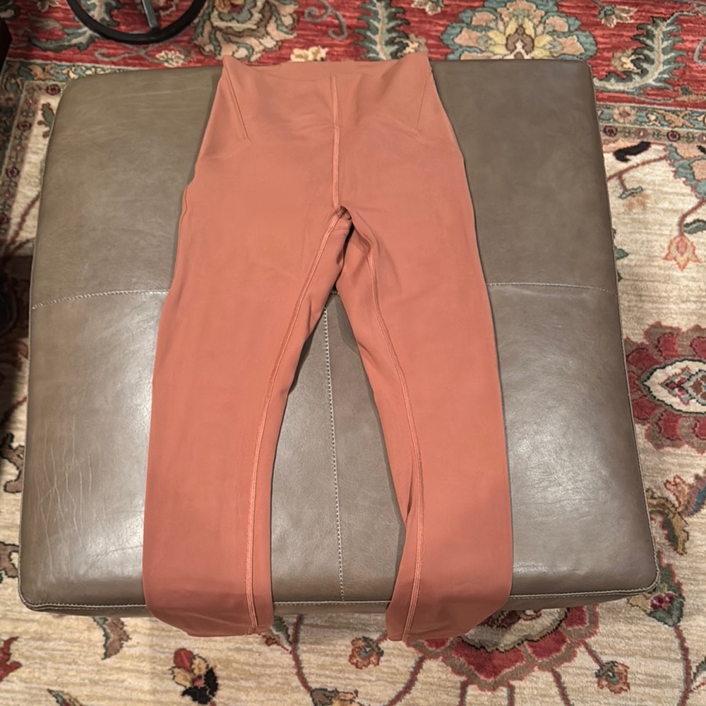 Lululemon Athletica Tan High-Rise Leggings